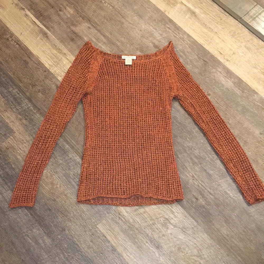 Scoop neck Copper Sweater